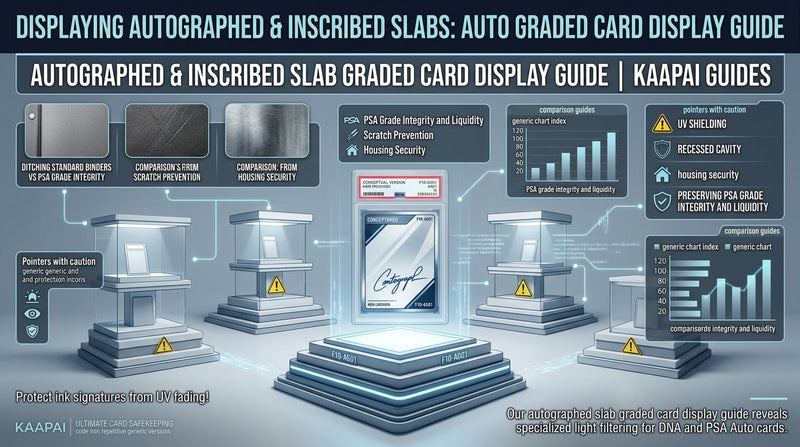 Displaying Autographed & Inscribed Slabs: Auto Graded Card Display Guide