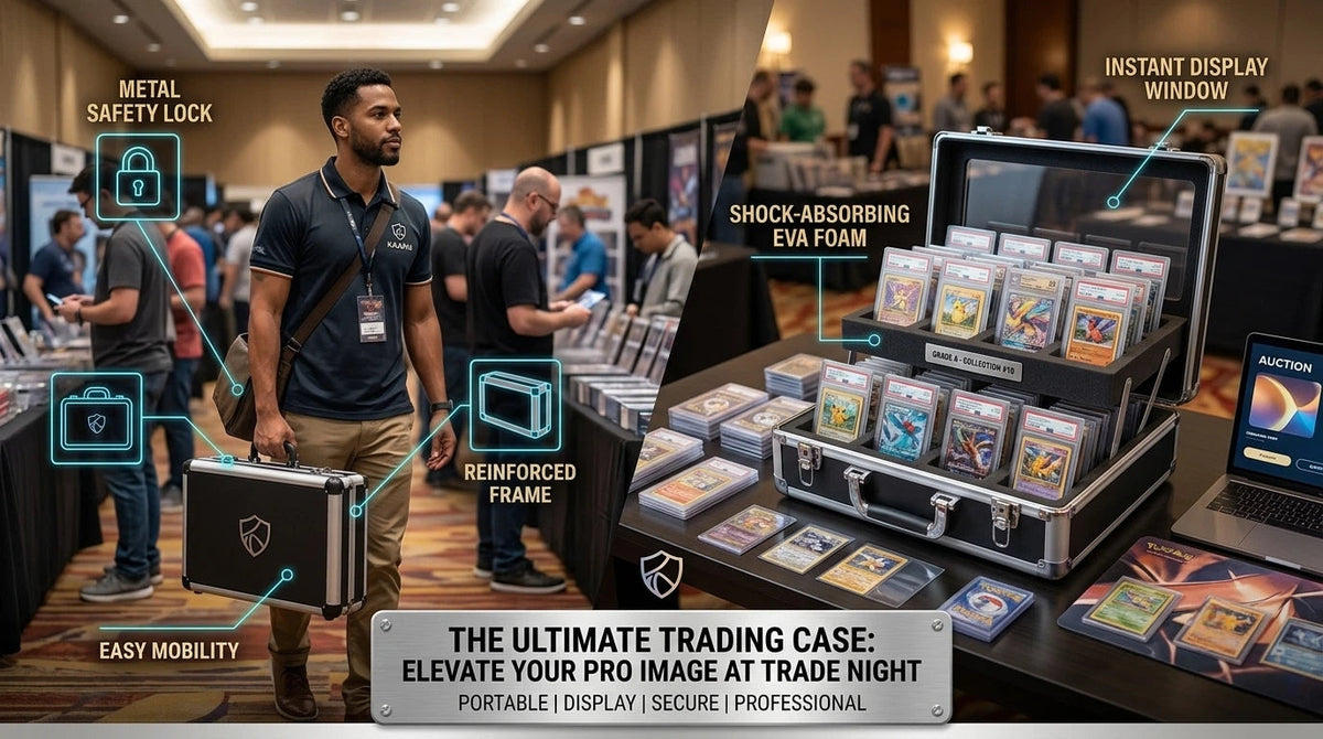 Trading Essential: Kaapai Portable Card Trading Case Makes You Stand Out at Card Shows