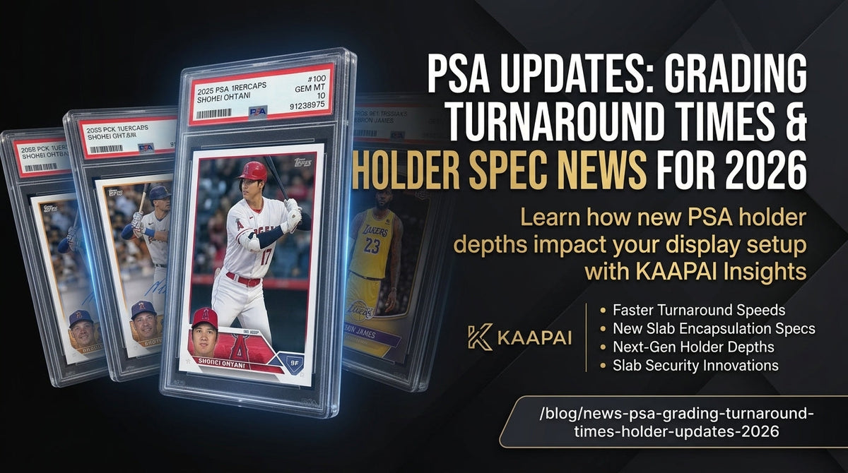 PSA Updates Grading Turnaround Times and Holder Spec News for 2026