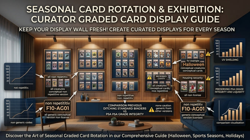 Seasonal Card Rotation & Exhibition: Curator Graded Card Display Guide
