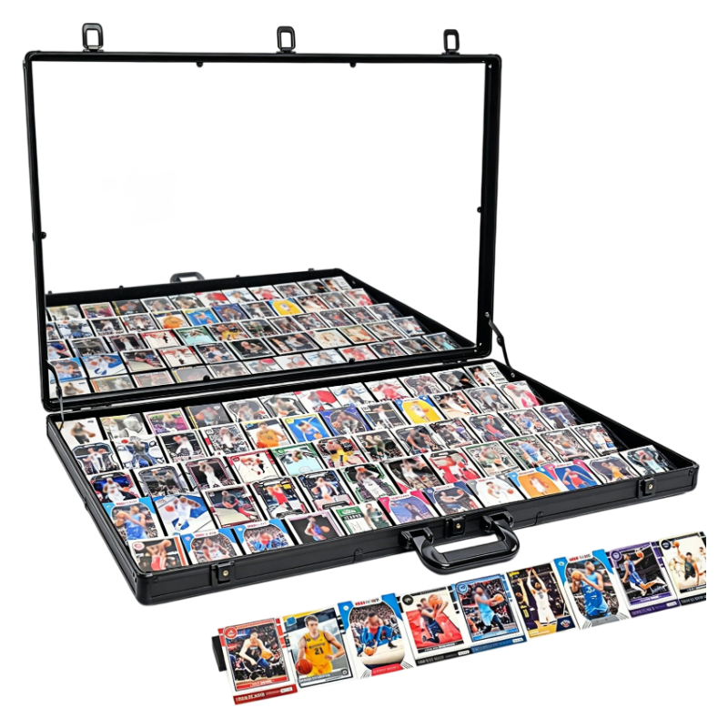 cards display case Kaapai® TradeVault Lockable Trading Card Display Case 34” x 22”