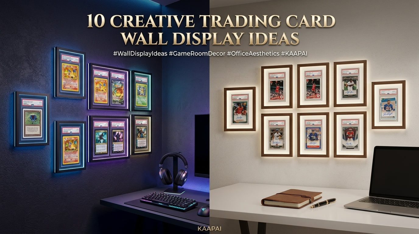 10 Creative Ways to Display Trading Cards on Your Wall Game Room & Office Ideas