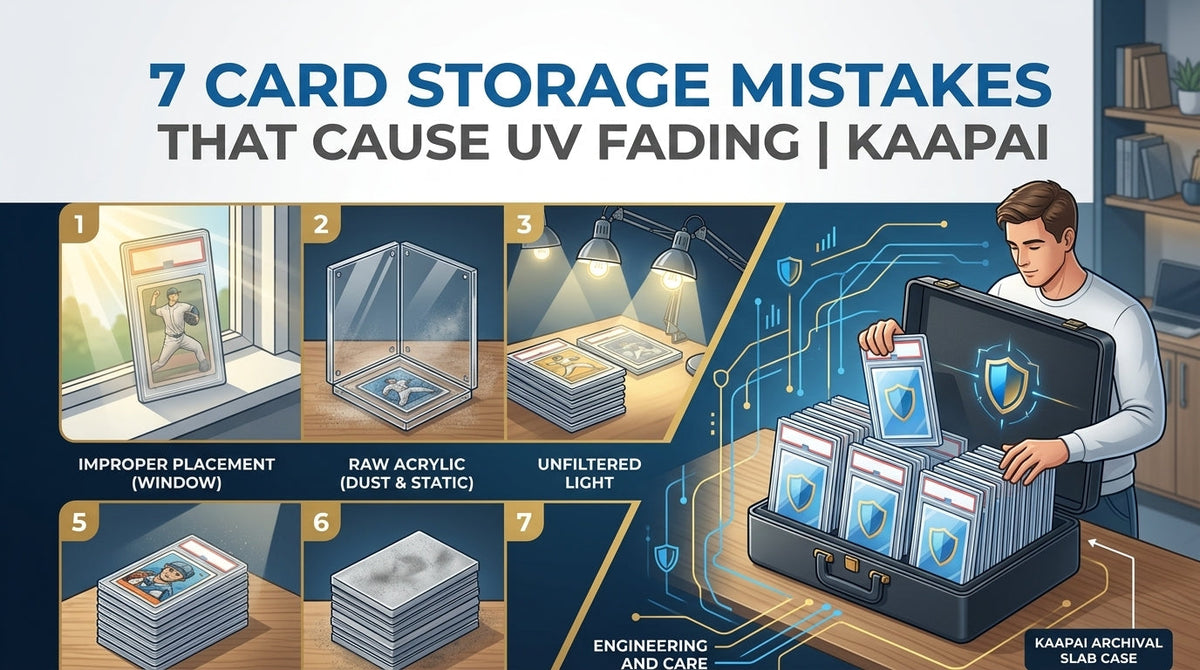 7 Common Storage Mistakes That Fade Your Graded Sports Cards
