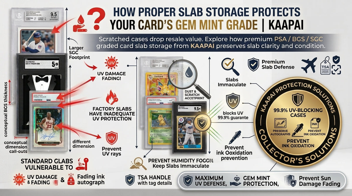 7 Mistakes Collectors Make When Storing PSA, BGS, and SGC Slabs