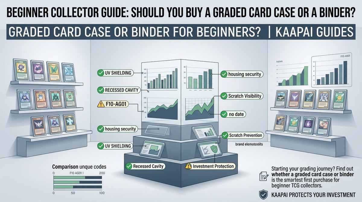 Beginner Collector Guide Should You Buy a Graded Card Case or a Binder