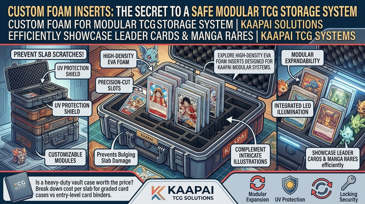 Custom Foam Inserts The Secret to a Safe Modular TCG Storage System