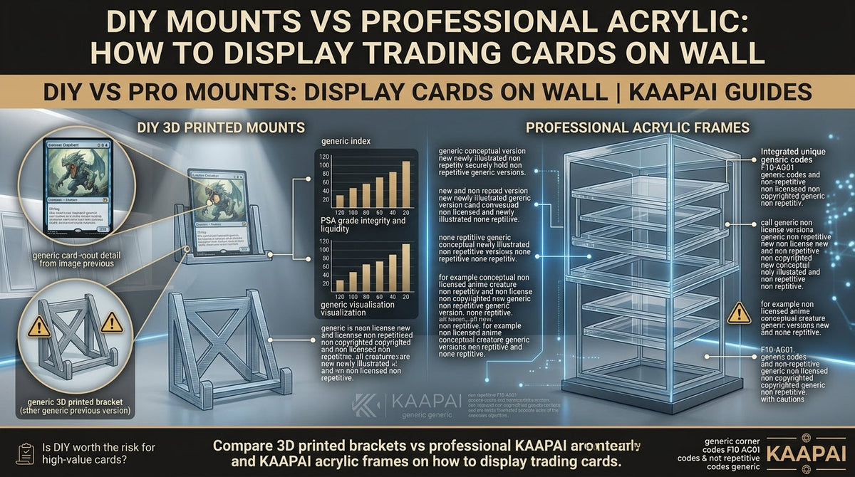 DIY Mounts vs Professional Acrylic How to Display Trading Cards on Wall