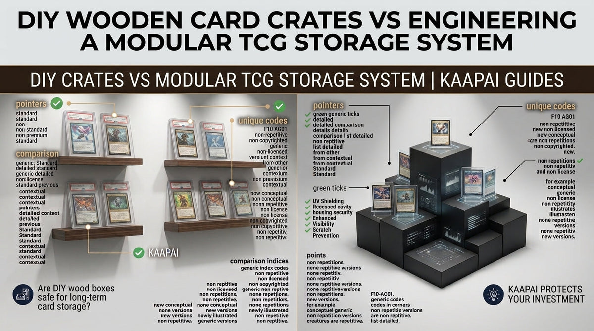 DIY Wooden Card Crates vs Engineering a Modular TCG Storage System