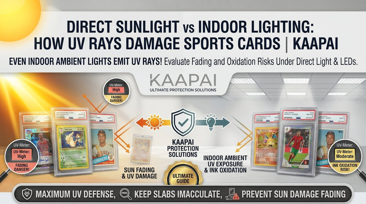 Direct Sunlight vs Indoor Lighting How UV Rays Damage Sports Cards