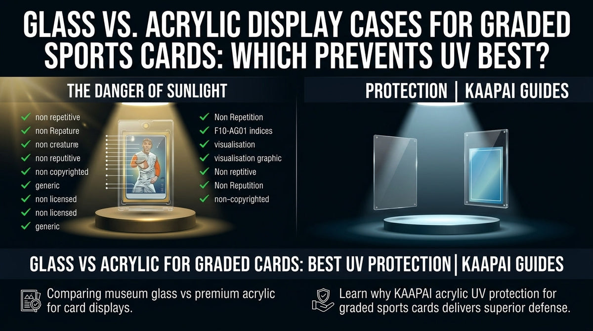 Glass vs. Acrylic Display Cases for Graded Sports Cards Which Prevents UV Best