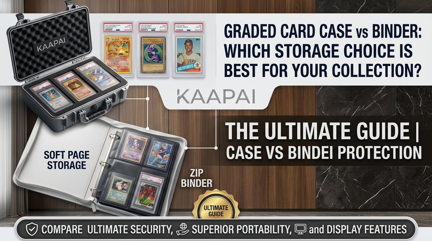 Graded Card Case vs Binder: Hard Shell Protection vs Soft Page Storage