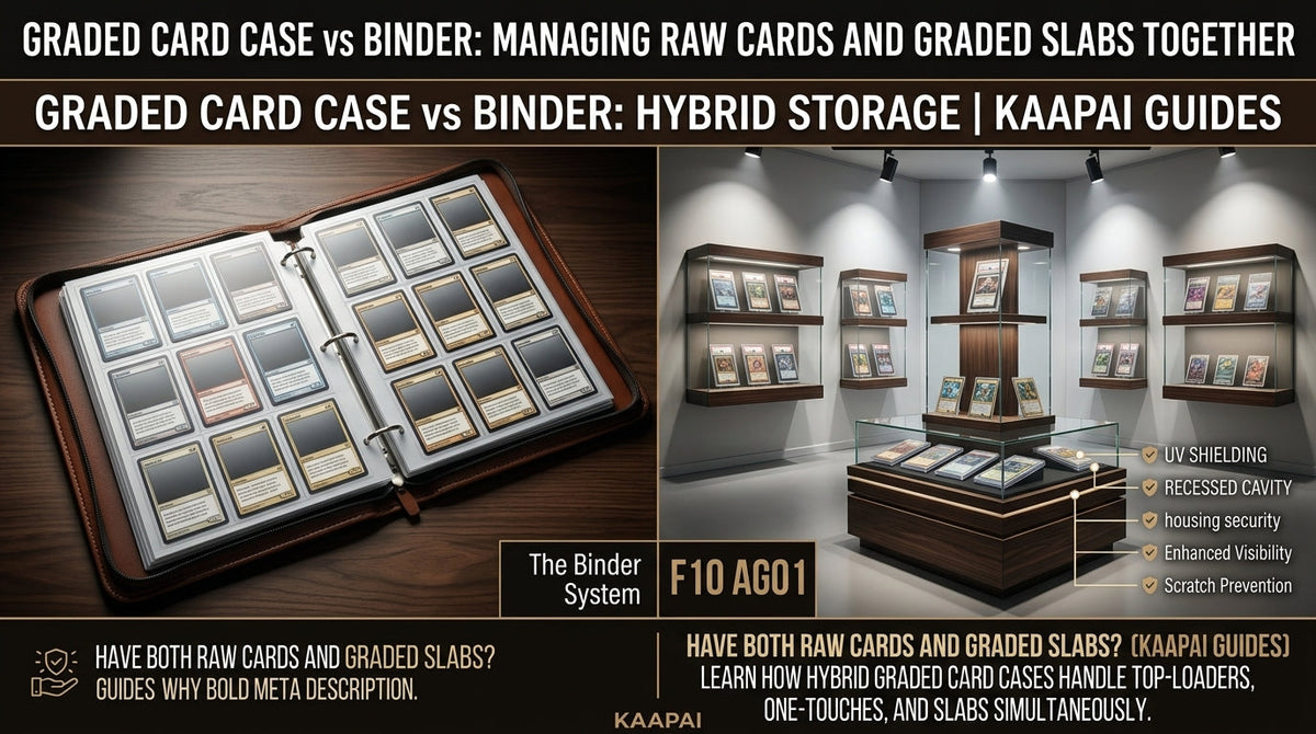Graded Card Case vs Binder Managing Raw Cards and Graded Slabs Together
