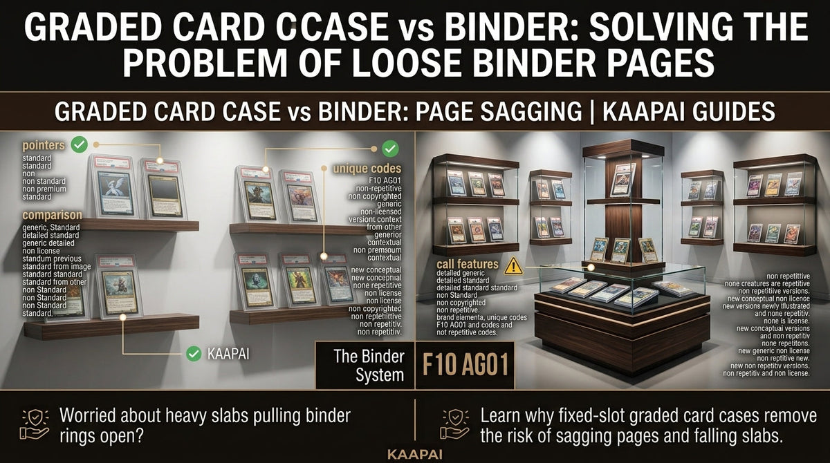 Graded Card Case vs Binder Solving the Problem of Loose Binder Pages