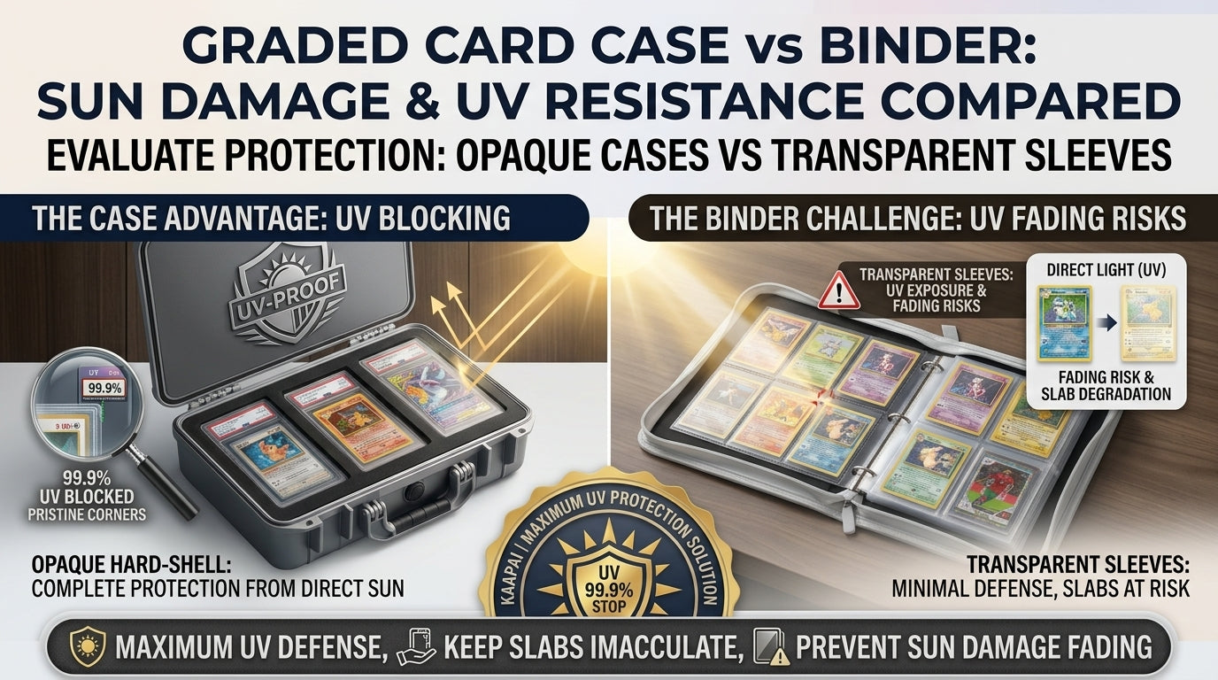 Graded Card Case vs Binder: Sun Damage & UV Resistance Compared