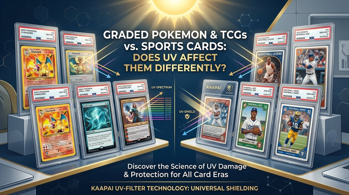 Graded Pokemon & TCGS vs. Sports Cards Does UV Affect Them Differently