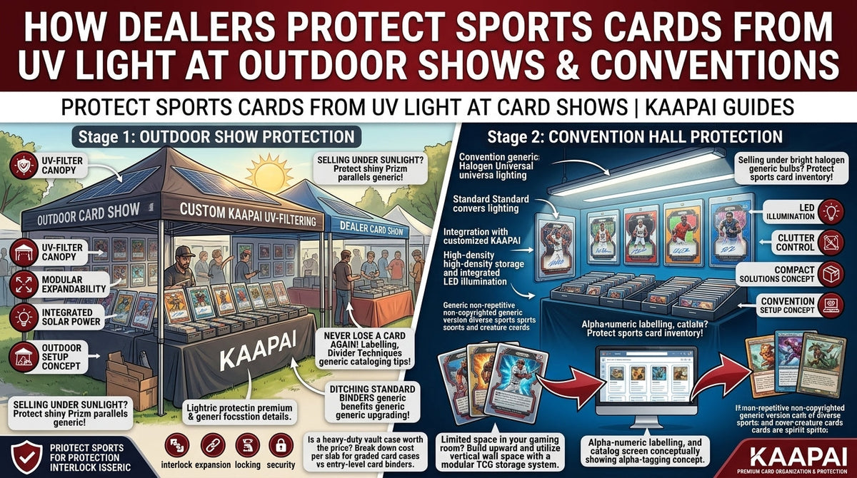 How Dealers Protect Sports Cards from UV Light at Outdoor Shows and Conventions