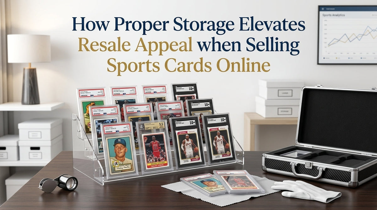 How Proper Storage Elevates Resale Appeal when Selling Sports Cards Online