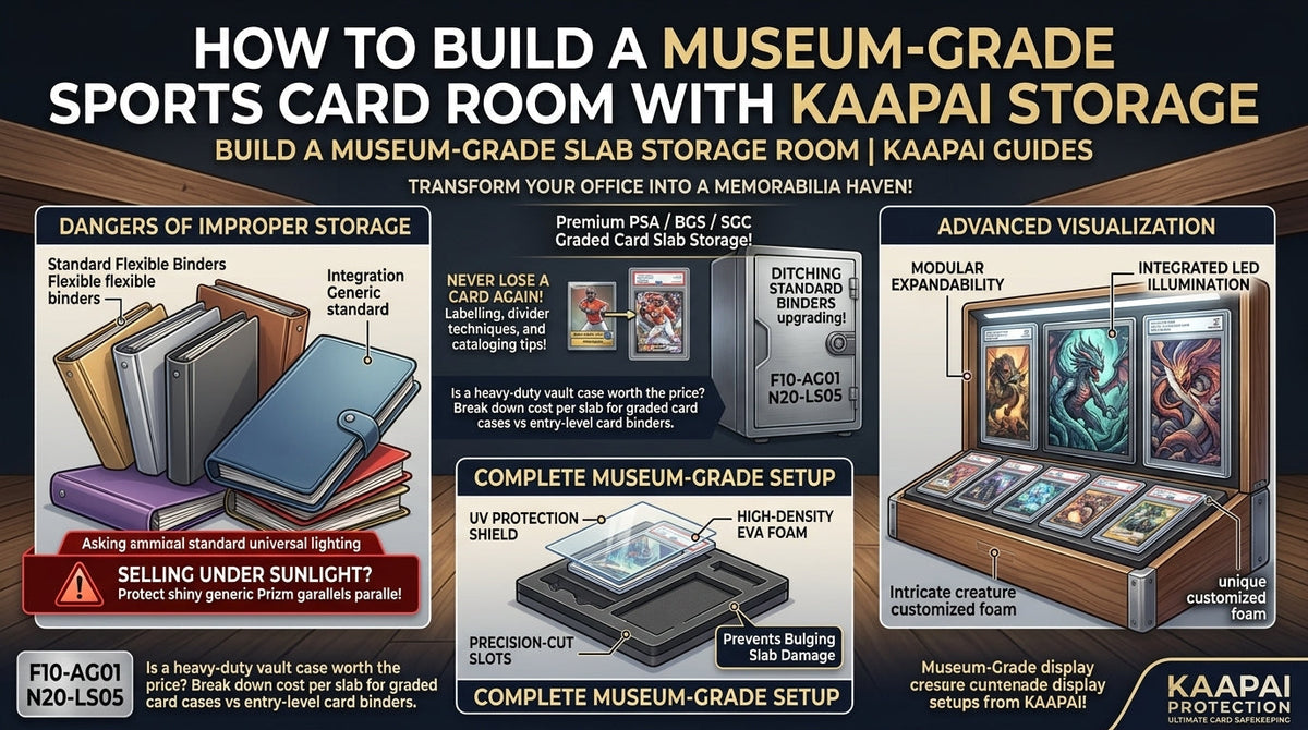 How to Build a Museum-Grade Sports Card Room with KAAPAI Storage