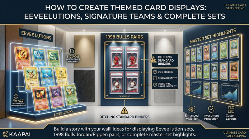 How to Create Themed Card Displays: Eeveelutions, Signature Teams & Complete Sets