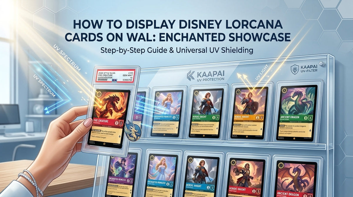 How to Display Disney Lorcana Cards on Wall Enchanted Showcase