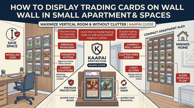 How to Display Trading Cards on Wall in Small Apartments & Spaces