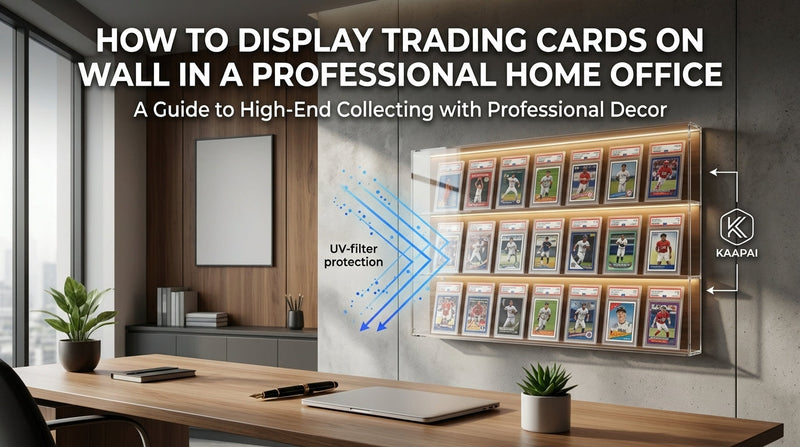 How to Display Trading Cards on Wall in a Professional Home Office