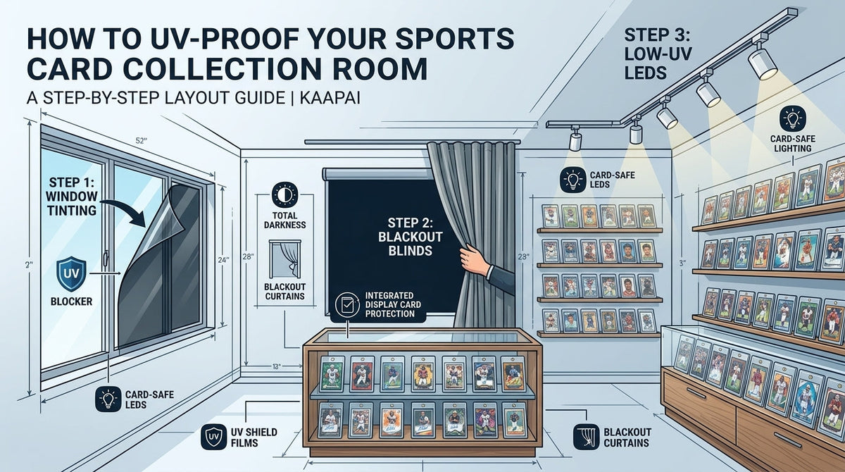 How to Kid-Proof and UV-Proof Your Sports Card Collection Room