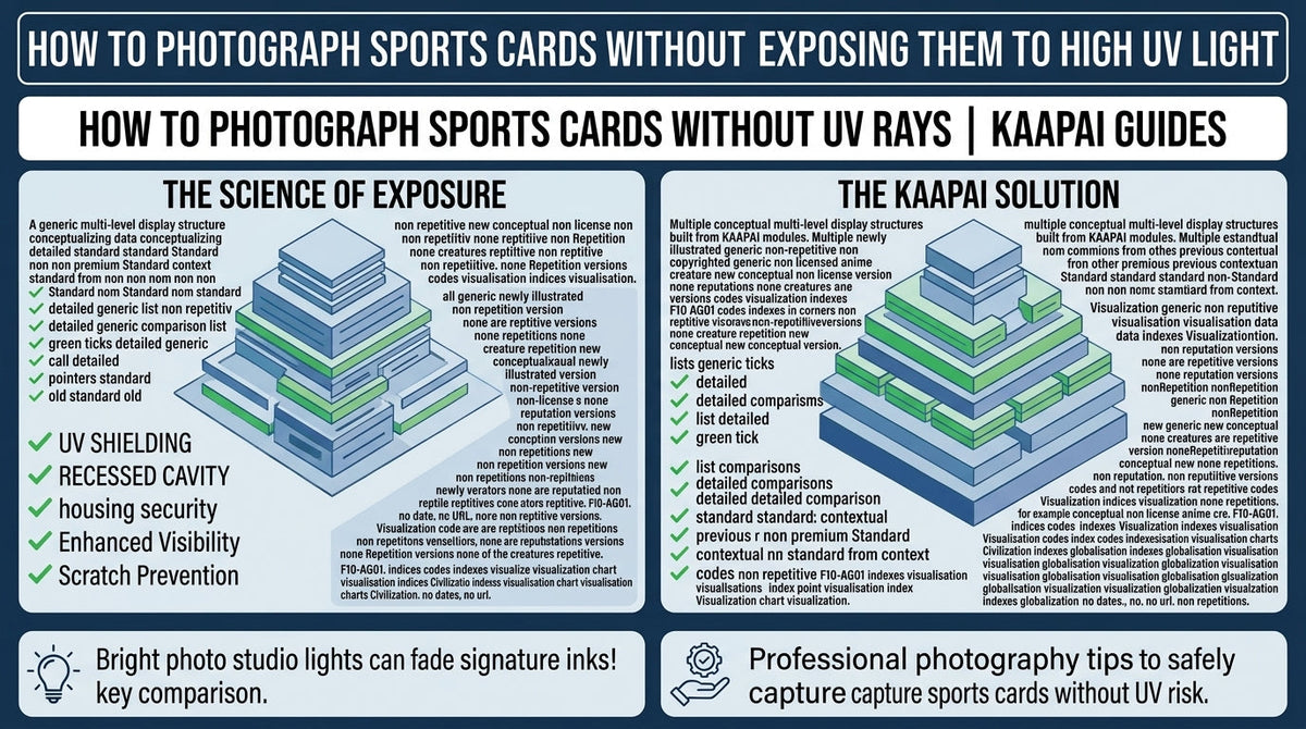 How to Photograph Sports Cards Without Exposing Them to High UV Light