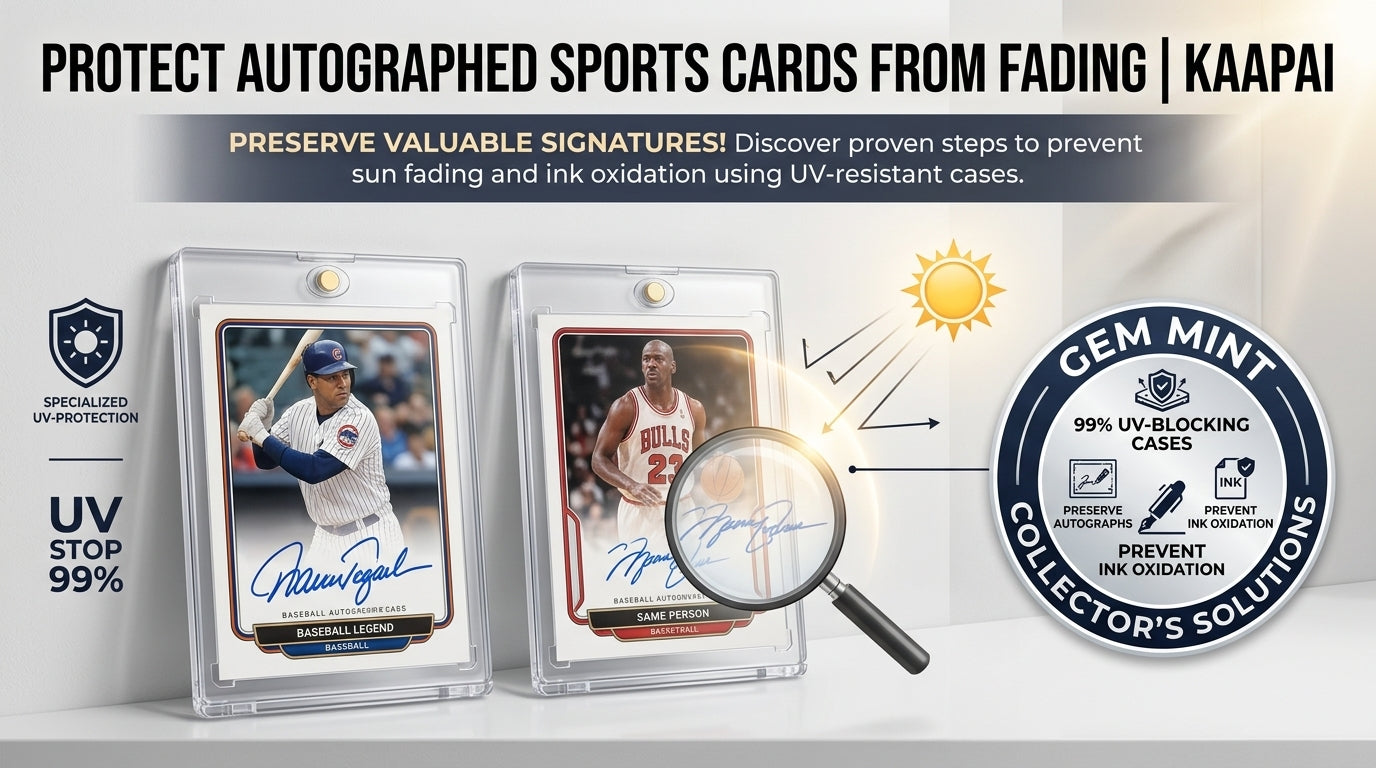 How to Protect Autographed Sports Cards from Fading and UV Damage