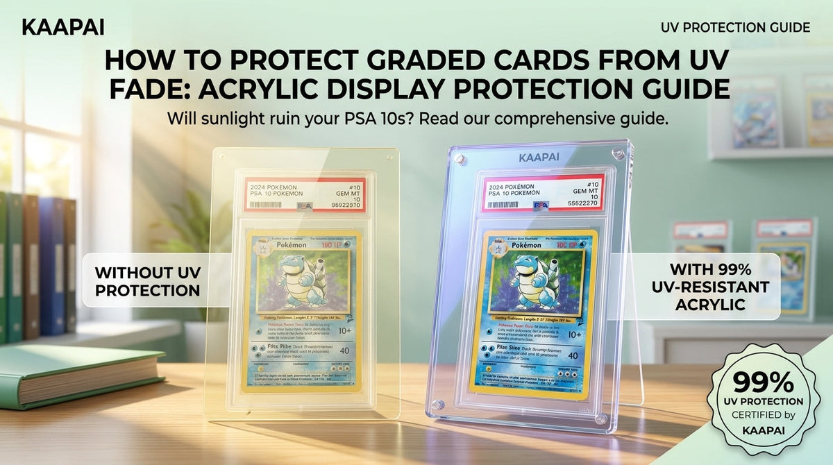 How to Protect Graded Cards from UV Fade Acrylic Display Protection Guide