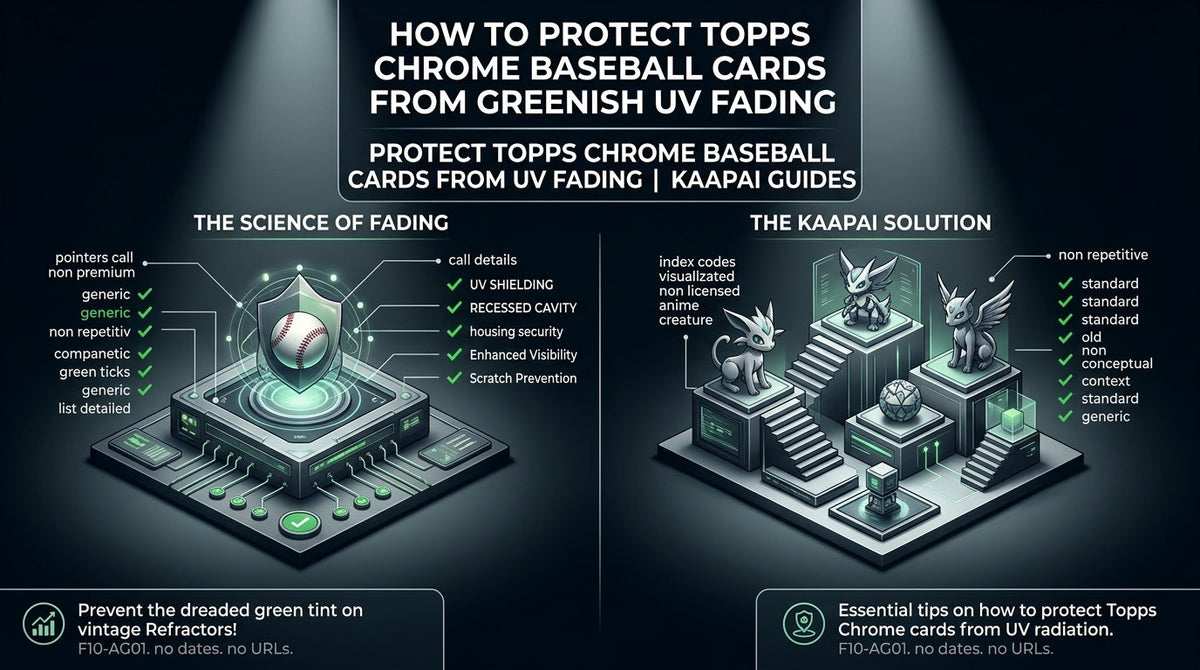 How to Protect Topps Chrome Baseball Cards from Greenish UV Fading