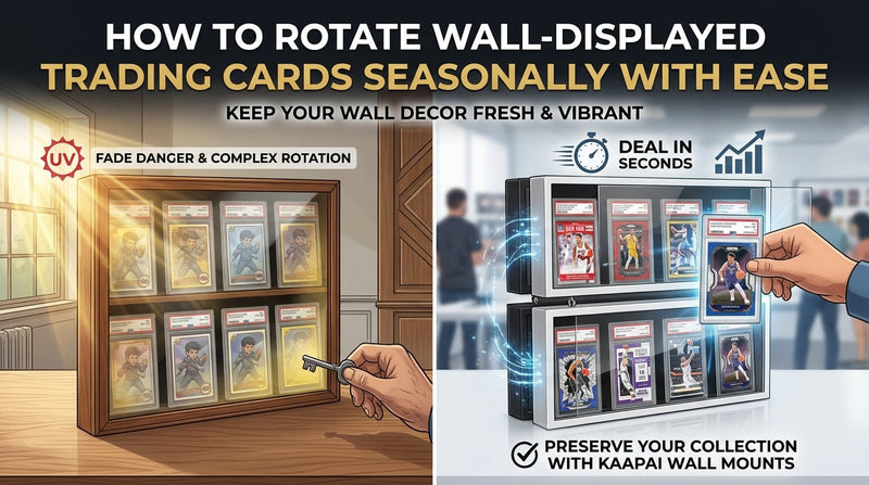 How to Rotate Wall-Displayed Trading Cards Seasonally with Ease