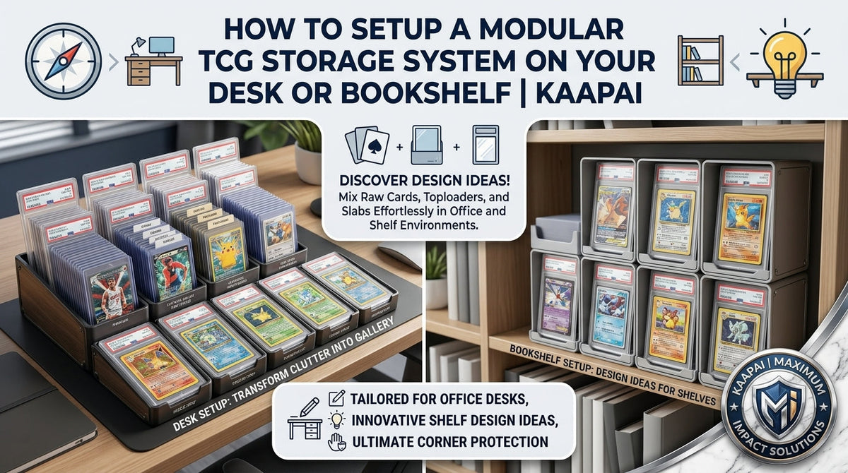 How to Setup a Modular TCG Storage System on Your Desk or Bookshelf
