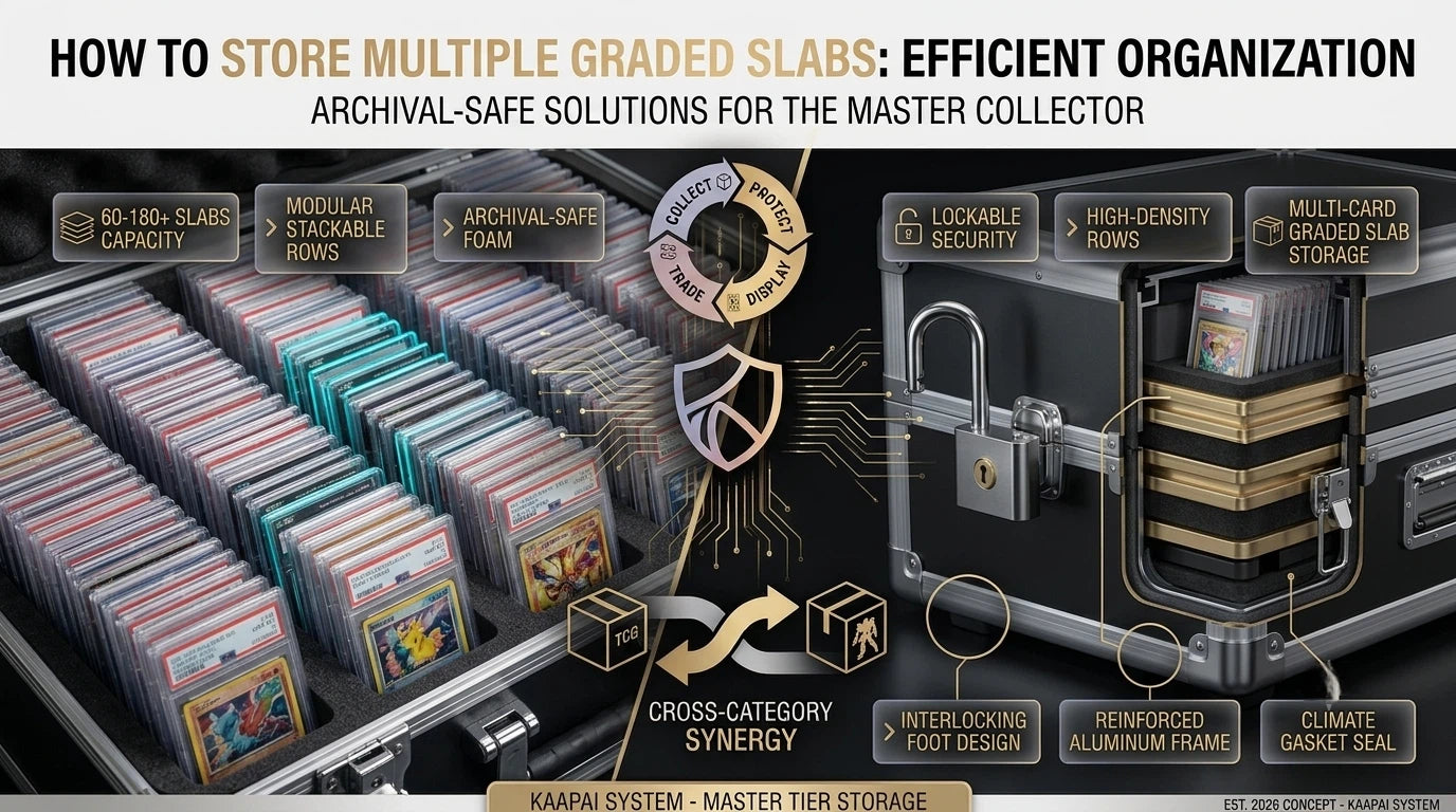 How to Store Multiple Graded Slabs: Efficient Organization