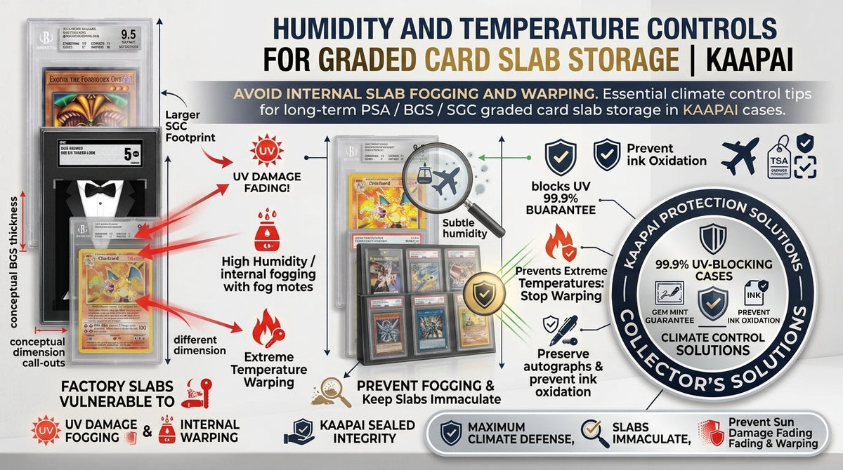 Humidity and Temperature Controls for Graded Card Slab Storage