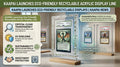 KAAPAI Launches Eco-Friendly Recyclable Acrylic Display Line