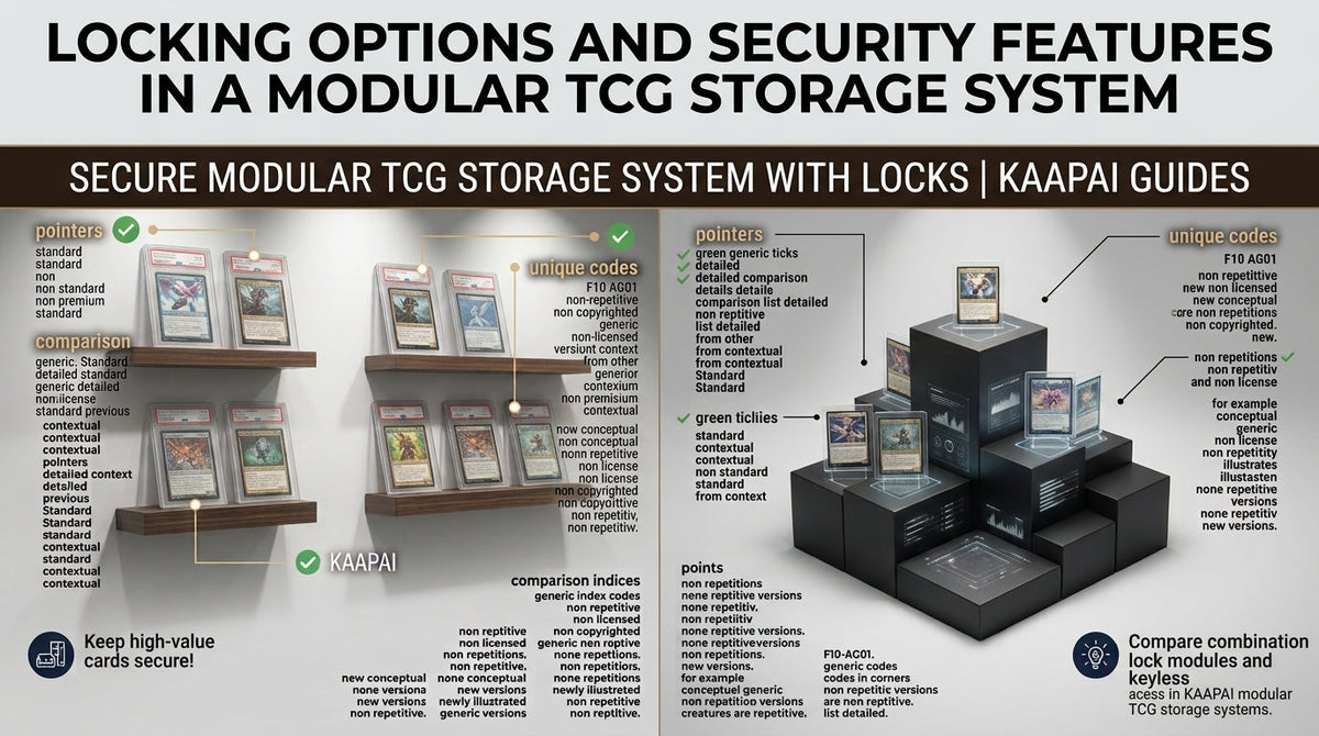 Locking Options and Security Features in a Modular TCG Storage System