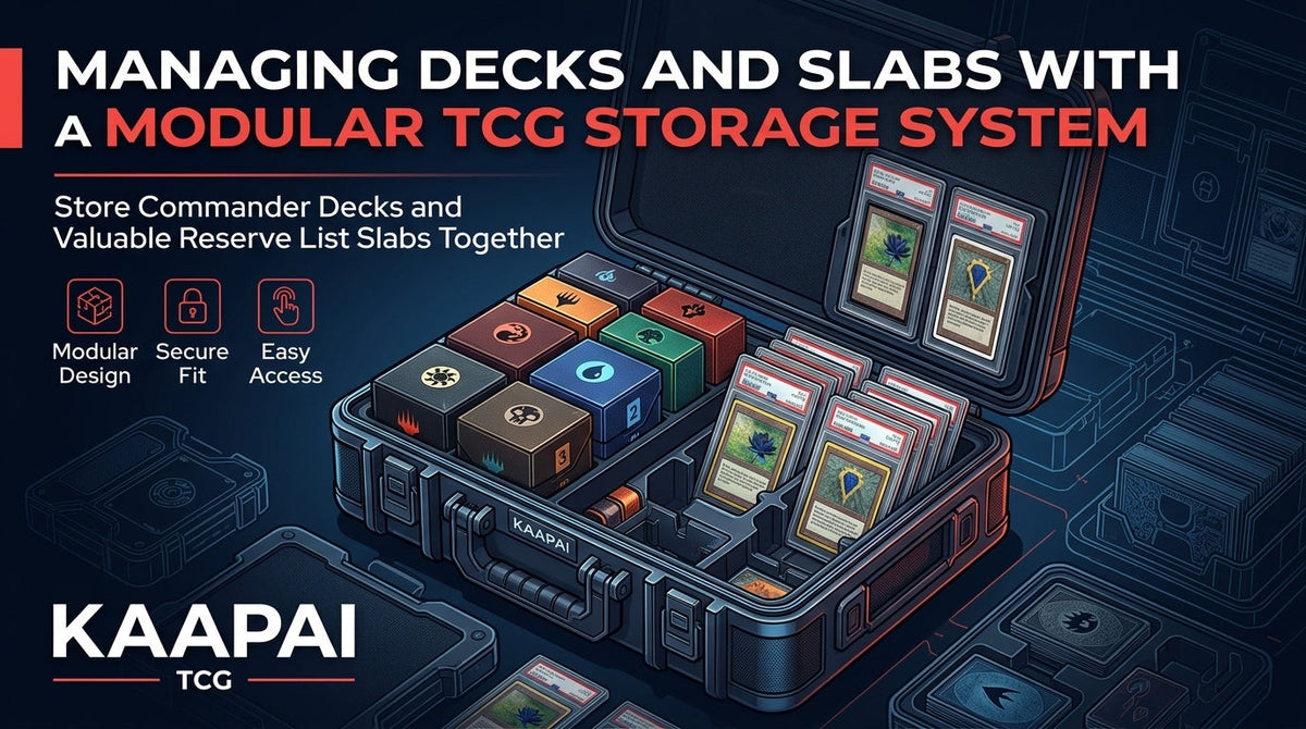 Managing Decks and Slabs with a Modular TCG Storage System for MTG