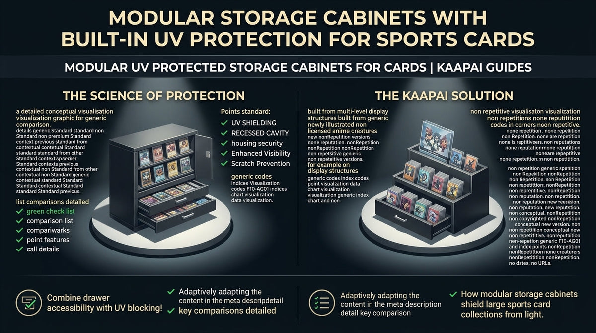 Modular Storage Cabinets with Built-in UV Protection for Sports Cards