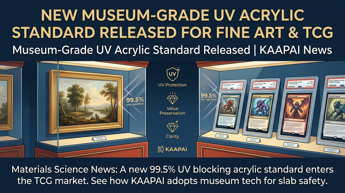 New Museum-Grade UV Acrylic Standard Released for Fine Art & TCG