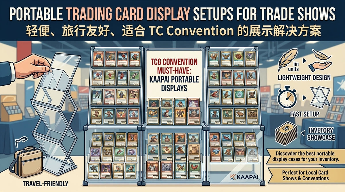 Portable Trading Card Display Setups for Trade Shows and Local Card Shows