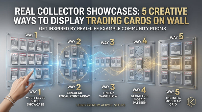 Real Collector Showcases: 5 Creative Ways How to Display Trading Cards on Wall