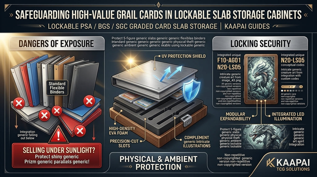 Safeguarding High-Value Grail Cards in Lockable Slab Storage Cabinets