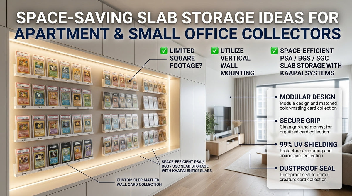 Space-Saving Slab Storage Ideas for Apartment and Small Office Collectors