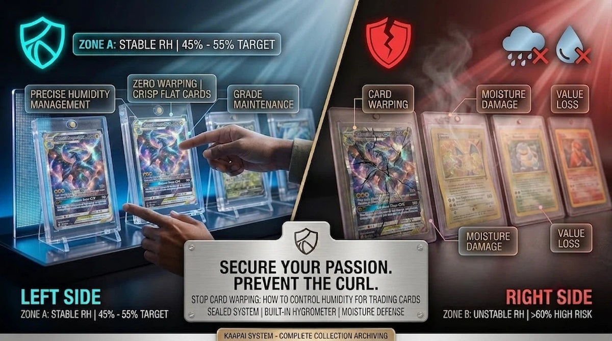 Stop Card Warping: How to Control Humidity for Trading Cards