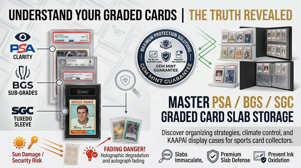 The Ultimate Guide to PSA  BGS  SGC Graded Card Slab Storage