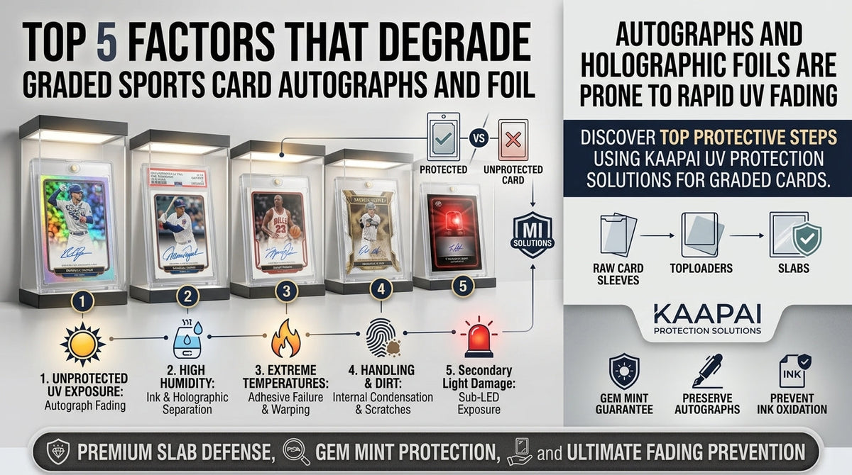 Top 5 Factors That Degrade Graded Sports Card Autographs and Foil