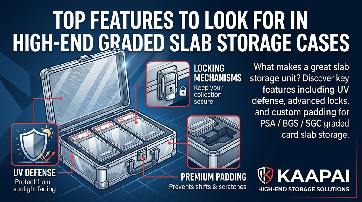 Top Features to Look for in High-End Graded Slab Storage Cases