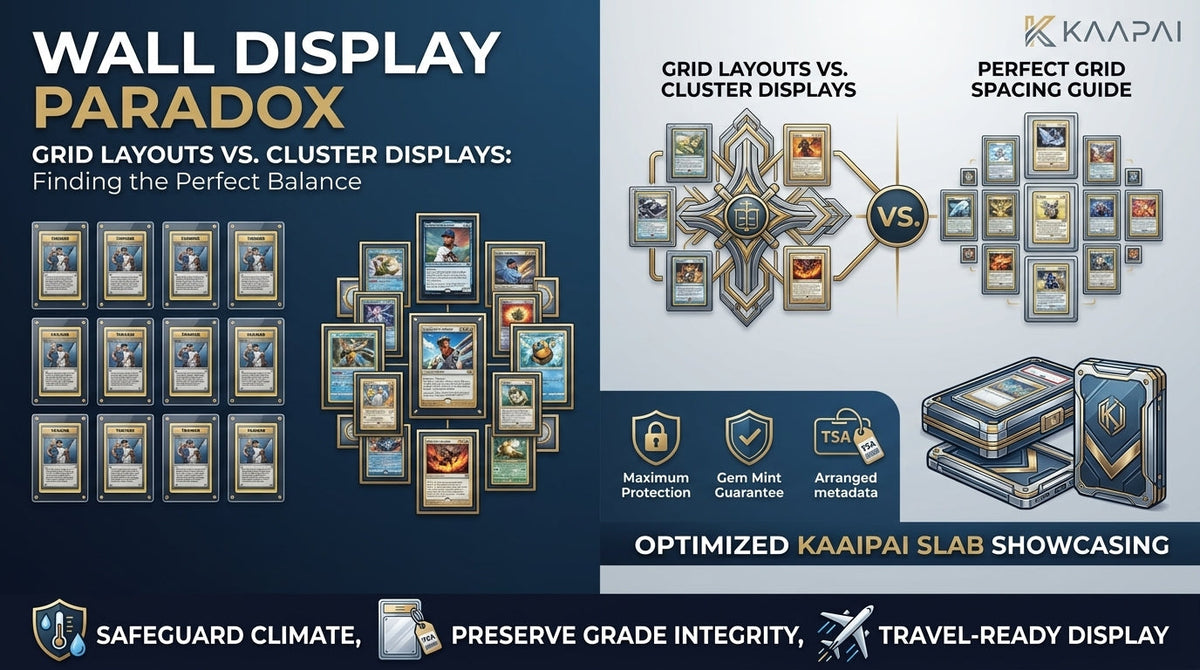 How to Layout and Grid Trading Card Wall Displays Perfectly