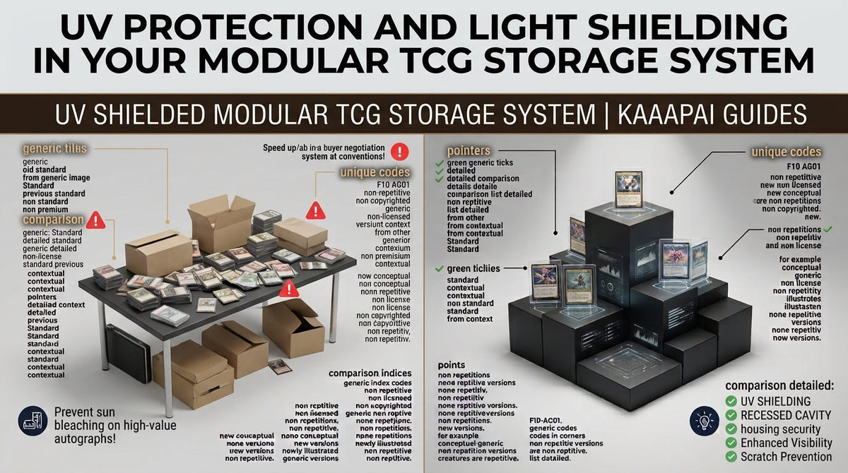 UV Protection and Light Shielding in Your Modular TCG Storage System
